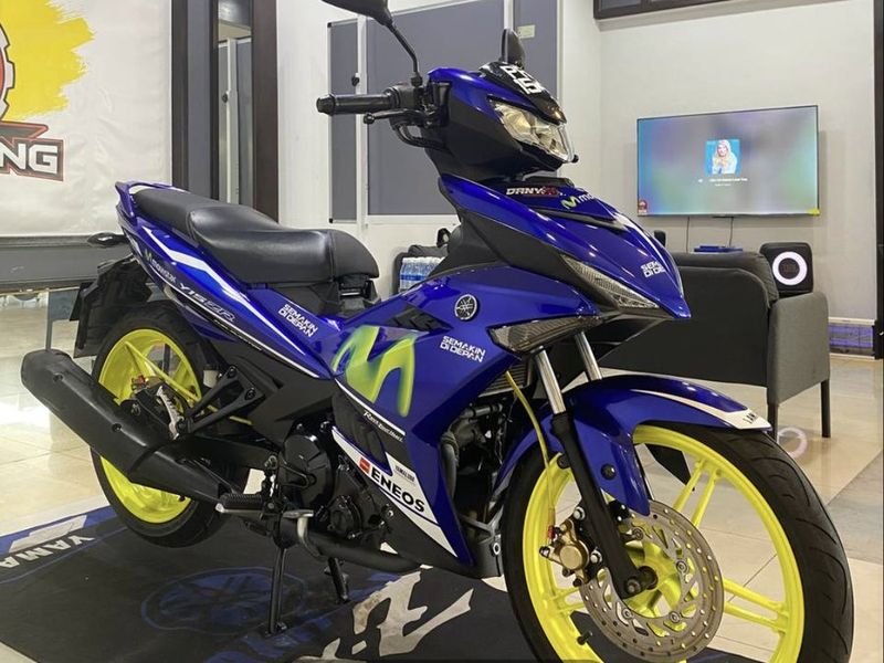 Loan Yamaha Y15ZR 2020 terpakai · Simpang Ampat, Pulau Pinang — Biru Movistar, no plate PPG1542